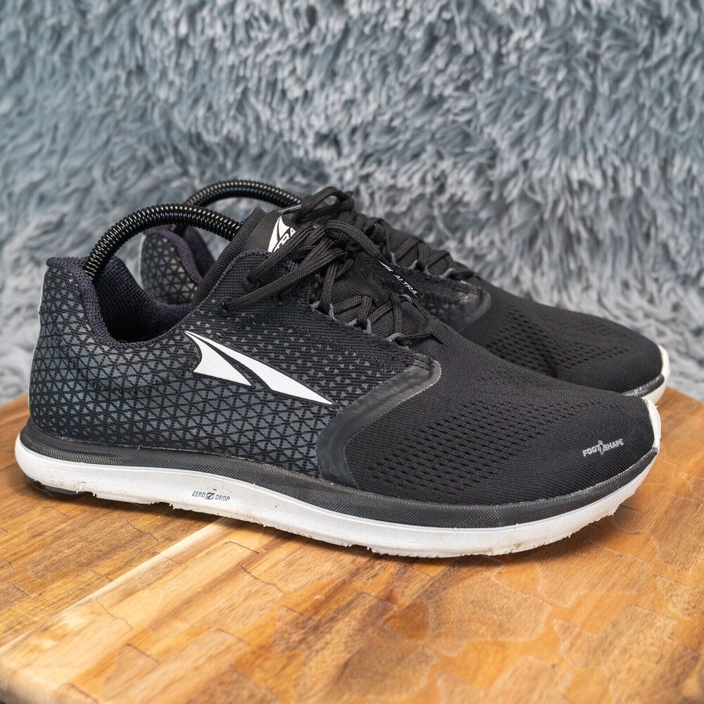 Altra Womens Solstice Zero Drop Running Shoes Black ALW1836P000 Lace Up Sz 9